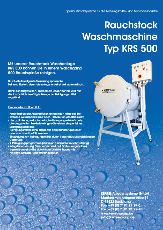 KERRES Rauchstock Waschmaschine KRS 500